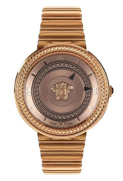 versace rose gold watch